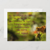 Carte postale Motivation du proverbe irlandais (Devant / Derrière)