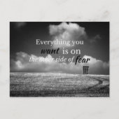 Carte Postale Motivation d'un devis positif : Tout ce que vous v (Devant)