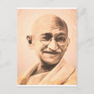 Carte Postale Motivation Ghandi