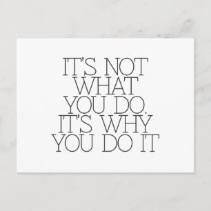 Carte Postale Motivation, inspiration, mots de sagesse. citation