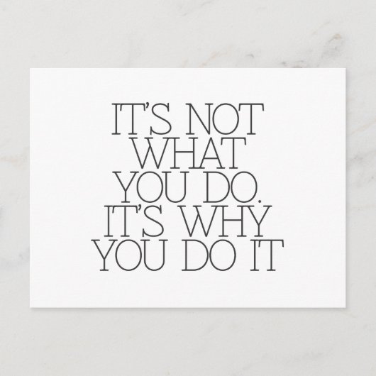 Carte Postale Motivation, inspiration, mots de sagesse citent. (Devant)