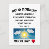 Carte Postale Motivation positive (Devant)