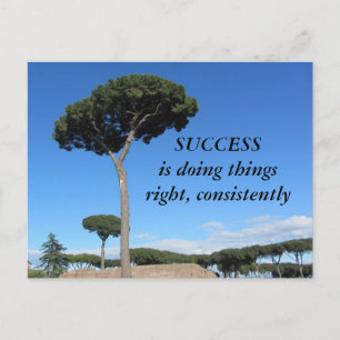 Carte Postale Motivation pour la réussite