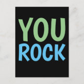 CARTE POSTALE MOTIVATION VOUS ÊTES ROCK (Devant)