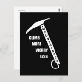 Carte Postale Motivational escalade escalade en disant (Devant / Derrière)