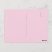 Carte Postale Motivational Faith Basée sur Dieu citation (Dos)