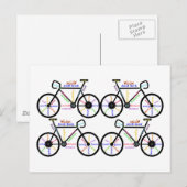 Carte Postale Motivational Words about Vélo Bmx VTT (Devant / Derrière)