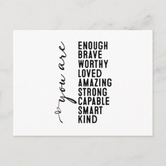 CARTE POSTALE MOTIVATIONNEL