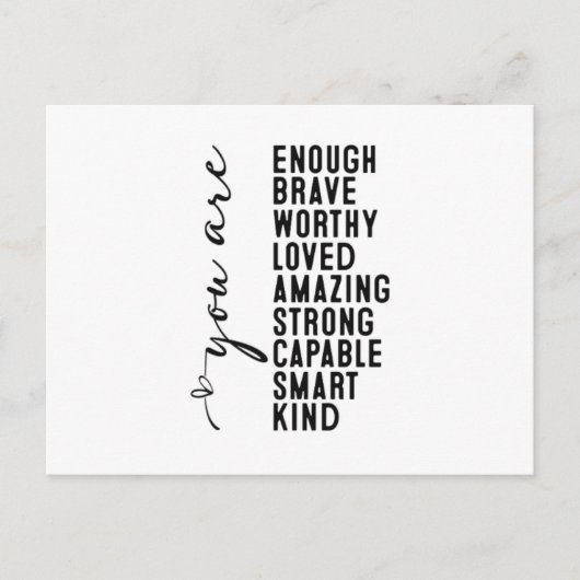 CARTE POSTALE MOTIVATIONNEL (Devant)