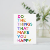 Carte Postale motivationnel (Debout devant)