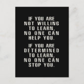 Carte Postale Motivationnel, Citations Positives, Déclarations P (Devant)
