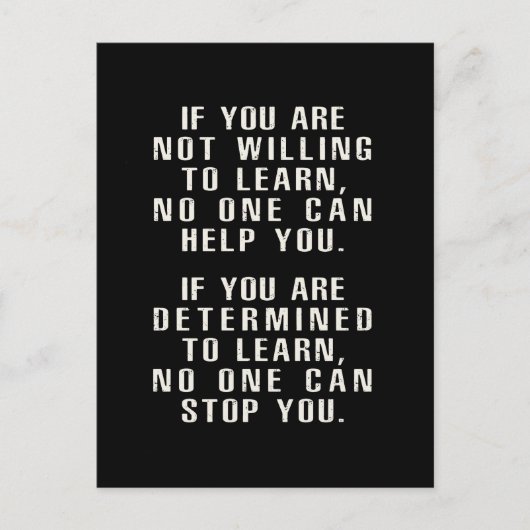Carte Postale Motivationnel, Citations Positives, Déclarations P (Devant)
