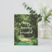 Carte Postale Motivationnel Continuer à avancer le devis (Debout devant)