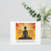 Carte postale motivationnelle (Debout devant)