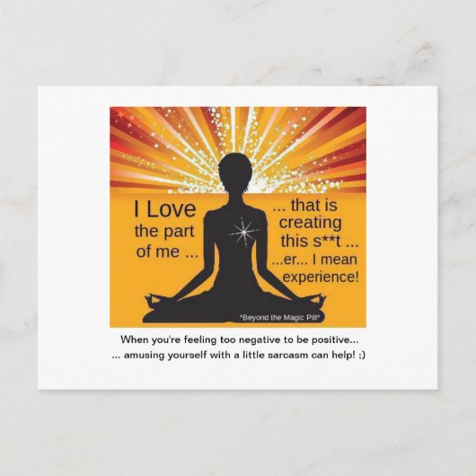 Carte postale motivationnelle (Devant)