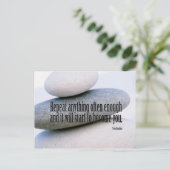 Carte postale Motivationnelle Habits (Debout devant)