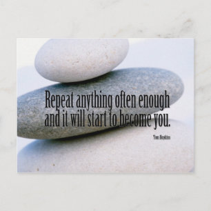 Carte postale Motivationnelle Habits
