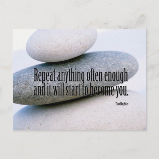 Carte postale Motivationnelle Habits (Devant)