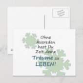 Carte Postale Motivationskarte mit tollen Épinette (Devant / Derrière)