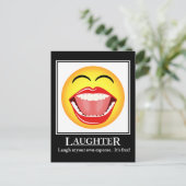 Carte postale MOtivative LOL Face Laughter (Debout devant)
