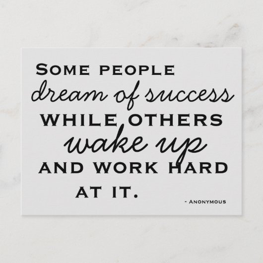 Carte postale motivée et inspirée (Devant)