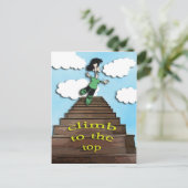 Carte Postale motiver-grimper au sommet (Debout devant)
