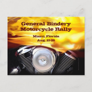 Carte postale moto