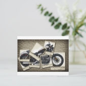 Carte Postale Moto (Debout devant)