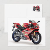 Carte Postale Moto 05 (Devant / Derrière)