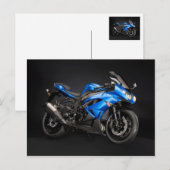 Carte Postale Moto 19 (Devant / Derrière)