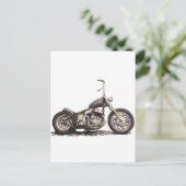 Carte Postale Moto ancienne cool (Debout devant)