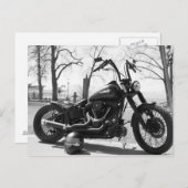 Carte Postale Moto classique étonnant (Devant / Derrière)