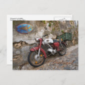 Carte Postale Moto d'avant-garde (Devant / Derrière)