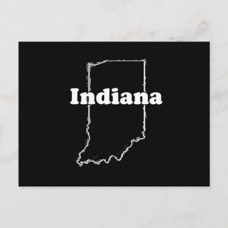 CARTE POSTALE MOTO DE L'ÉTAT INDIANA