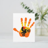 Carte Postale Moto Exhaust Take (Debout devant)