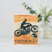 CARTE POSTALE MOTO FANS (Debout devant)