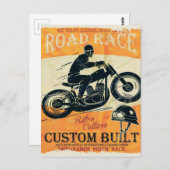 CARTE POSTALE MOTO FANS (Devant / Derrière)