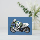Carte Postale Moto Sport Vélo (Debout devant)