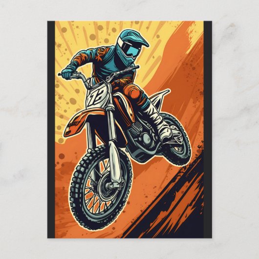 Carte Postale Motocross (Devant)