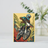 Carte Postale Motocross (Debout devant)