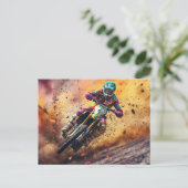 Carte Postale Motocross (Debout devant)