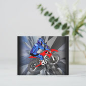 Carte Postale Motocross 204 (Debout devant)