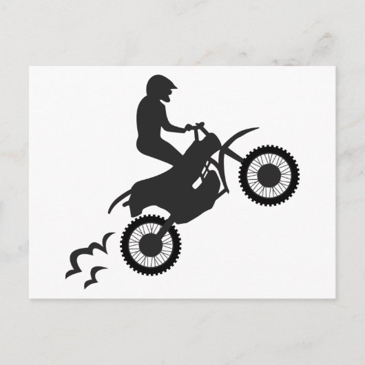 Carte Postale Motocross Rider (Devant)