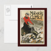 Carte Postale Motocycles Comiot (Devant / Derrière)