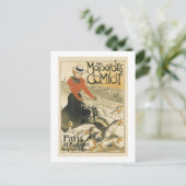 Carte Postale Motocycles Comiot Par Theophile Alexandre Steinlen (Debout devant)