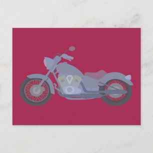 Carte Postale Motocyclette