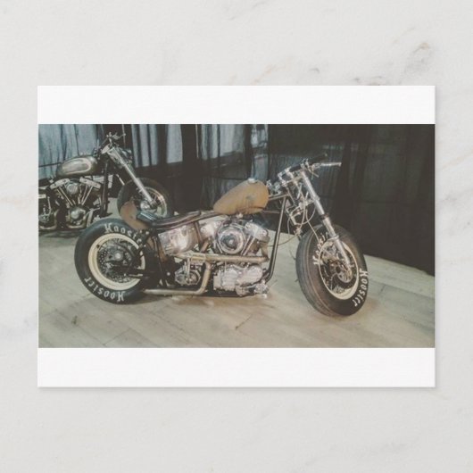 Carte Postale motocyclette (Devant)