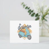 Carte Postale Motocyclette (Debout devant)