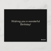 Carte Postale Motoneige Vintage Retro (Dos)