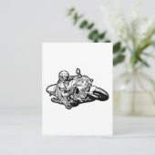 Carte Postale Motorcycle (Debout devant)